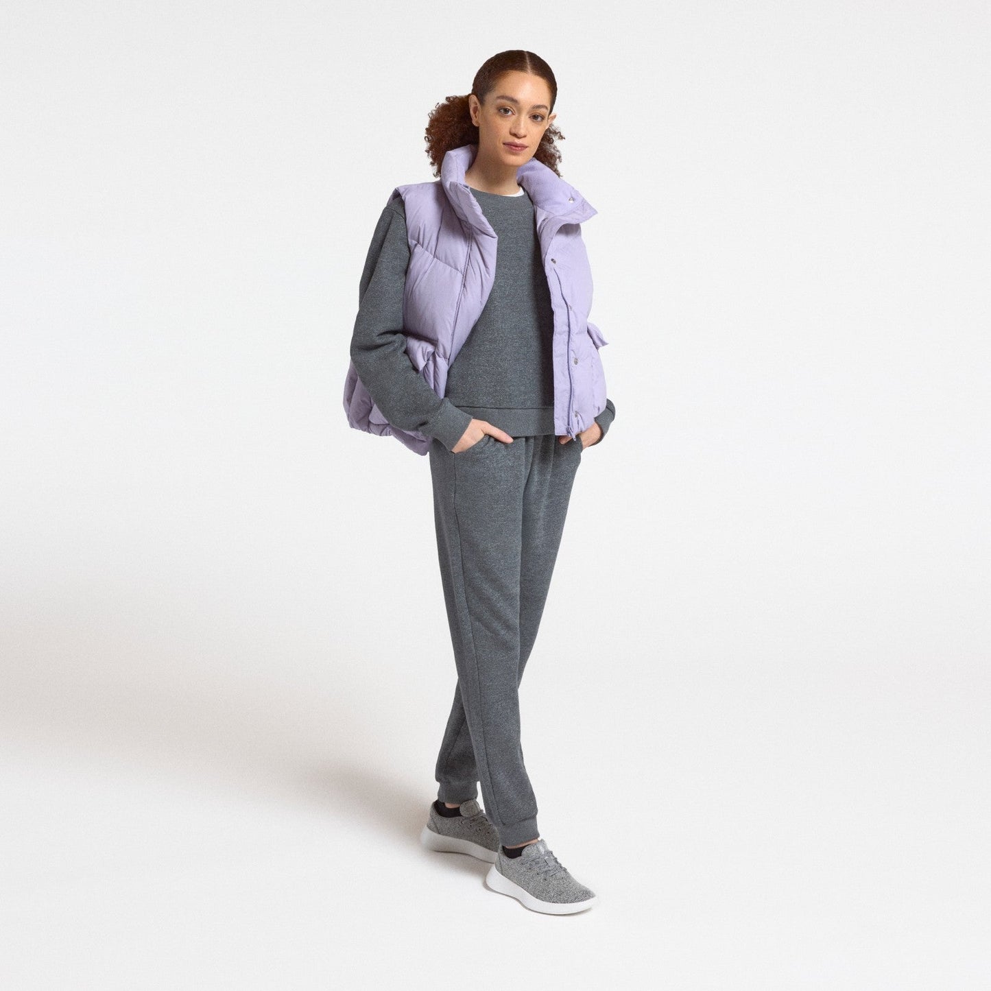 Women's Merino Blend Sweatshirt - Natural Grey Heather